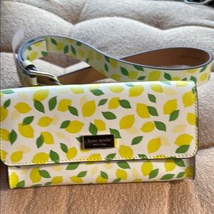 Kate Spade Lemon Print Belt/Crossbody Bag
